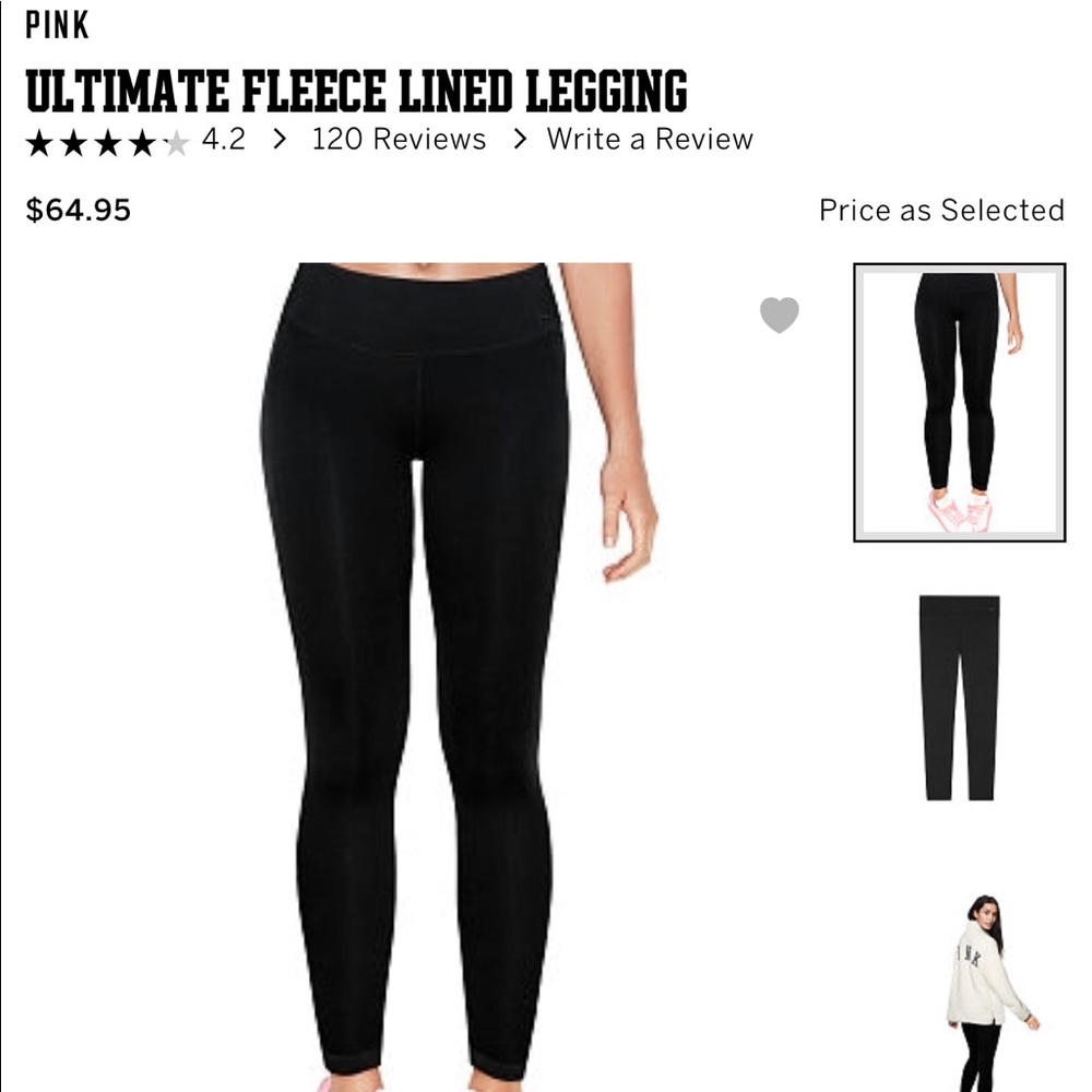 Victoria’s Secret Ultimate Fleece Lined Legging